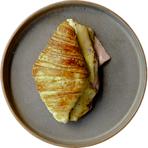 Croissant Rellena de Jamón y Queso