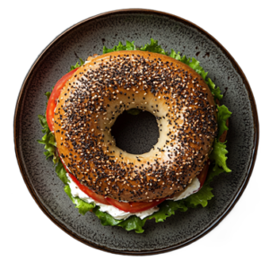 Bagel de Ciboulette y Lomo